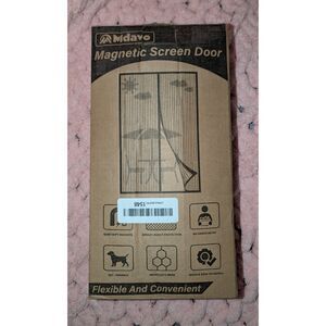 Mdavo Magnetic Screen Door Fresh Air In Keep Bugs Out New Mosquito Net Summer